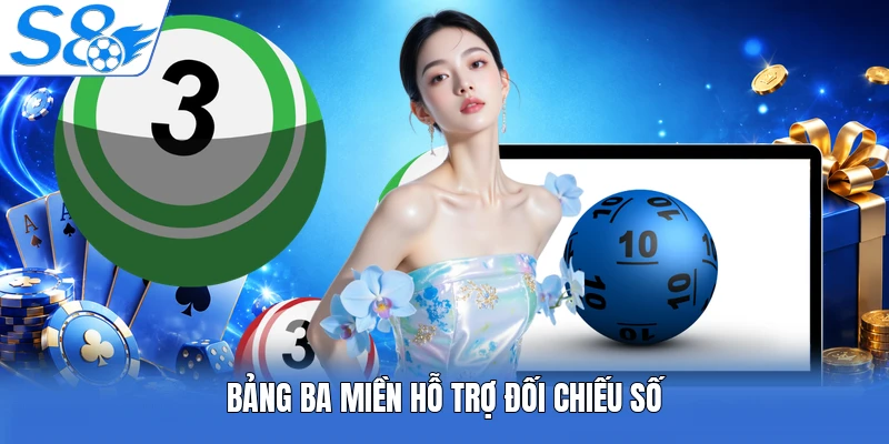 Bảng ba miền hỗ trợ đối chiếu số